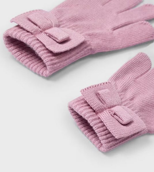 Bow Gloves - Pink - Size 12