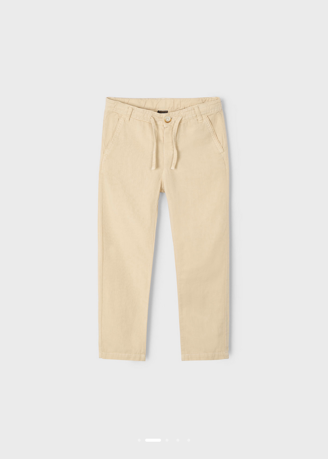Drawstring Linen Pants