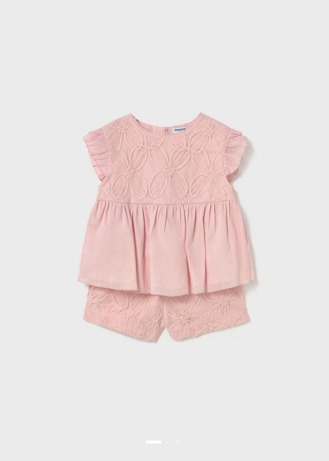Baby Blouse and Shorts Set