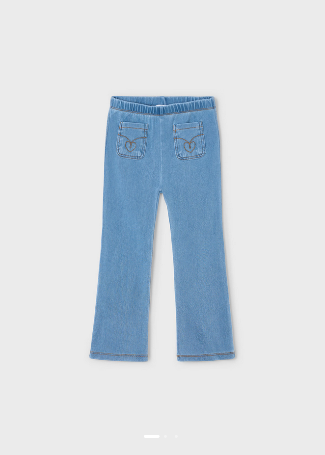 Flare Denim Leggings