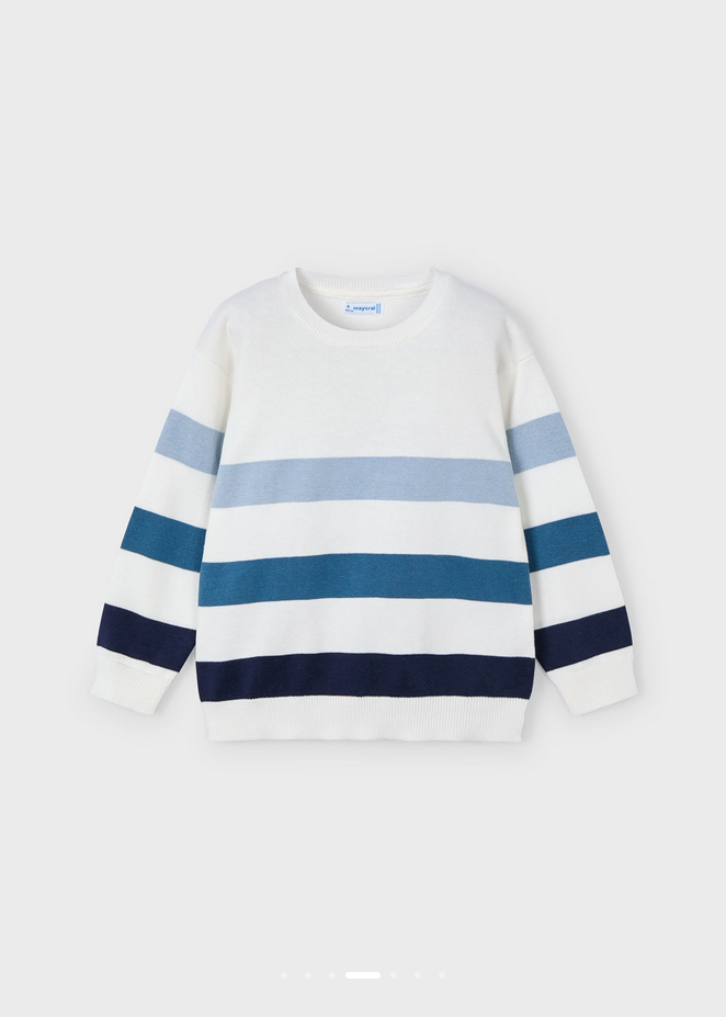 Striped Sweater - Blue