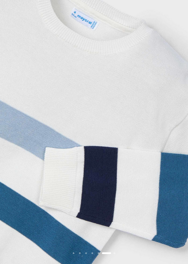 Striped Sweater - Blue