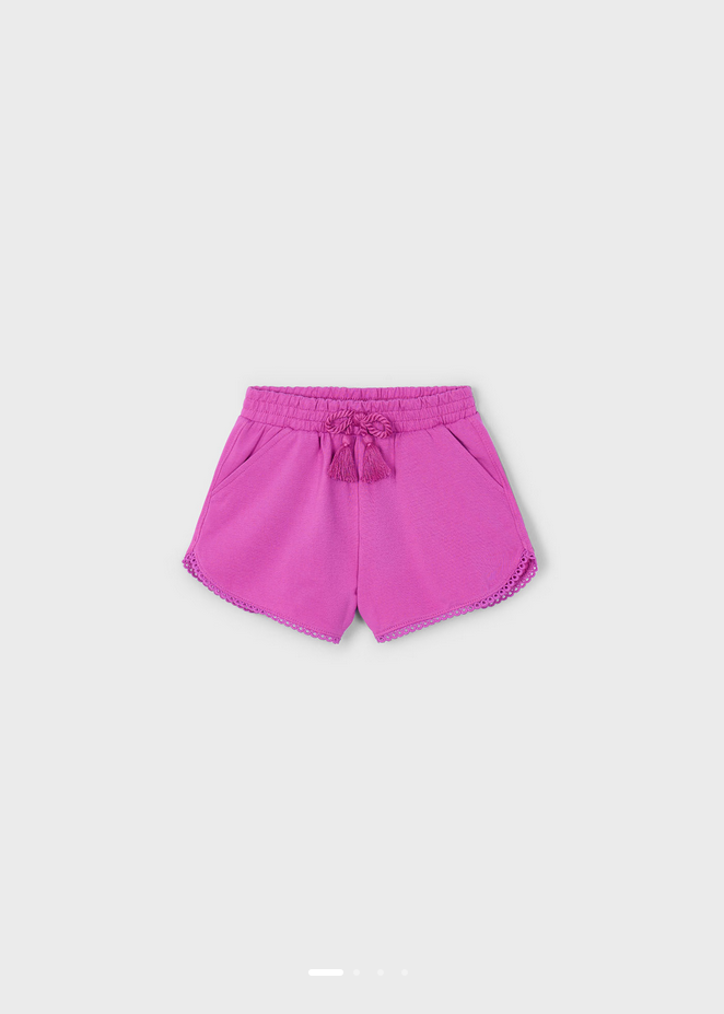 Chenille Shorts - Hot Pink - Size 10