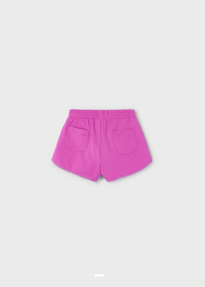 Chenille Shorts - Hot Pink - Size 10