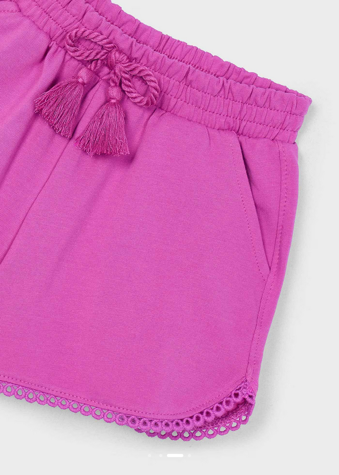 Chenille Shorts - Hot Pink - Size 10