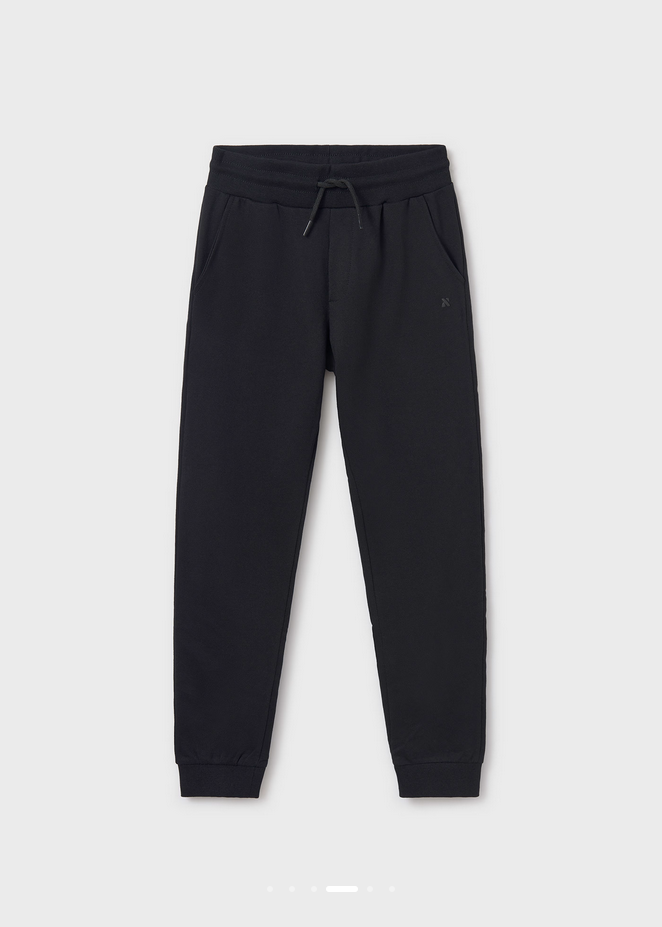 Basic Cuffed Joggers - Black