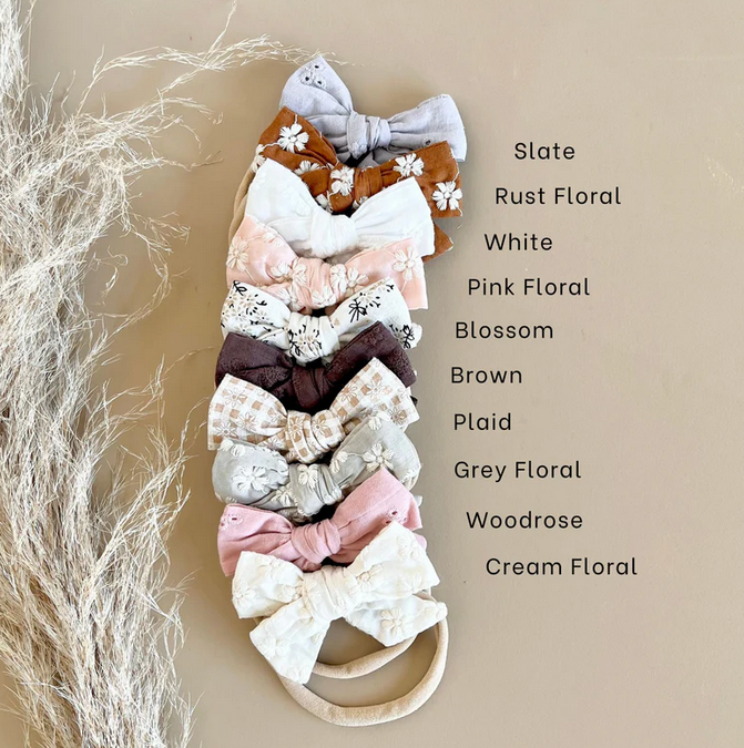 Classic Bow Headbands - Various