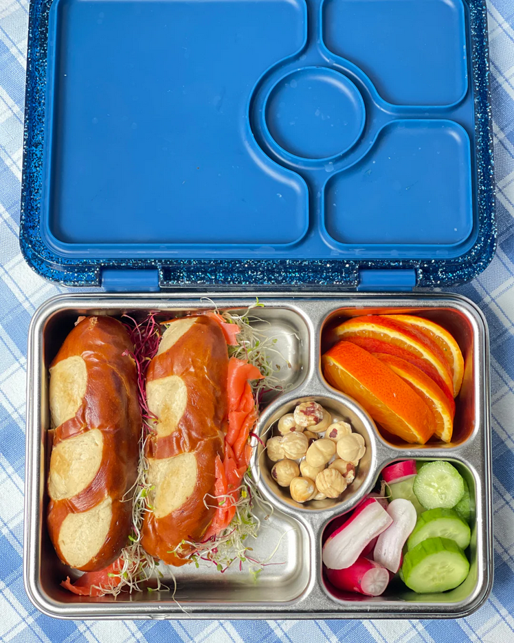 Yumbox Stainless Steel - Blue Glitter