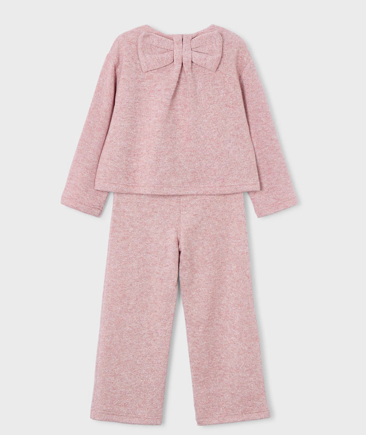 Girl Knit Pants and Sweater Set - Makeup
