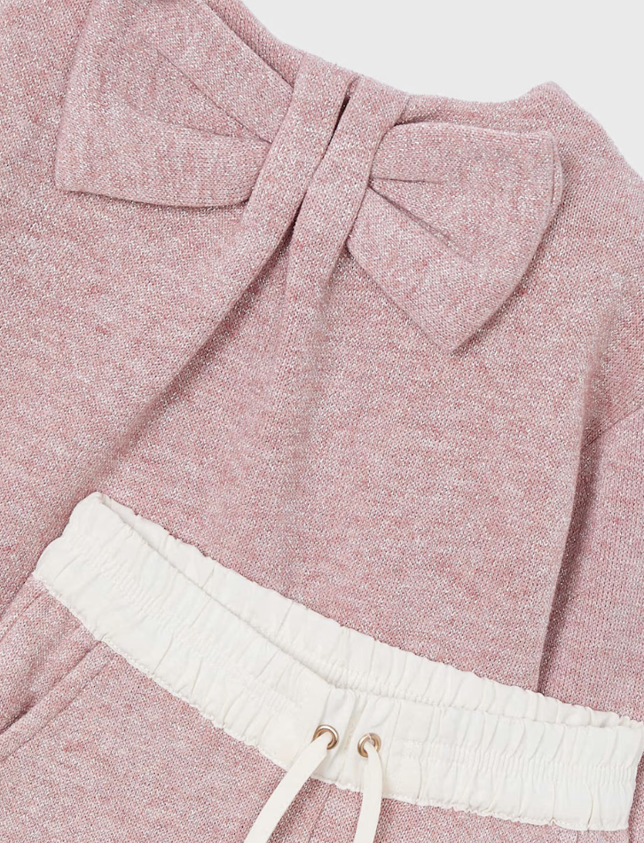 Girl Knit Pants and Sweater Set - Makeup