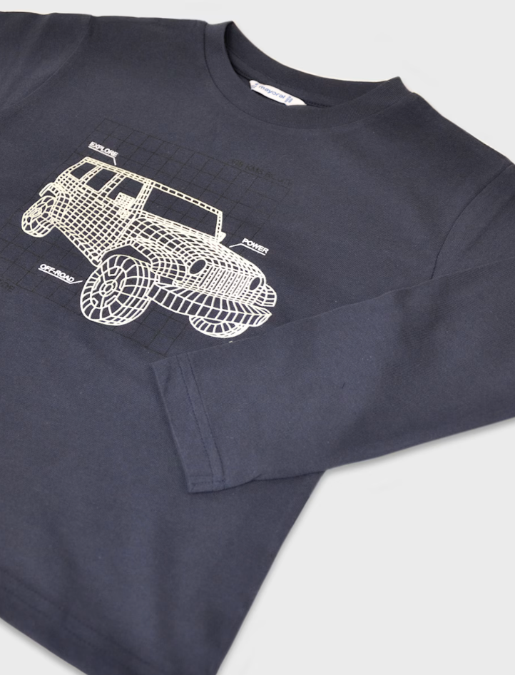 Boys Jeep T-Shirt - Glow in the Dark