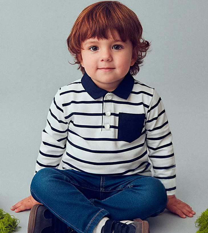 Baby Contrast Polo Shirt