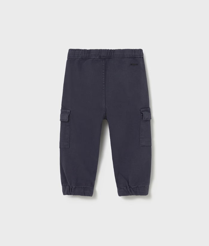 Baby Cargo Pants with Pockets - Navy