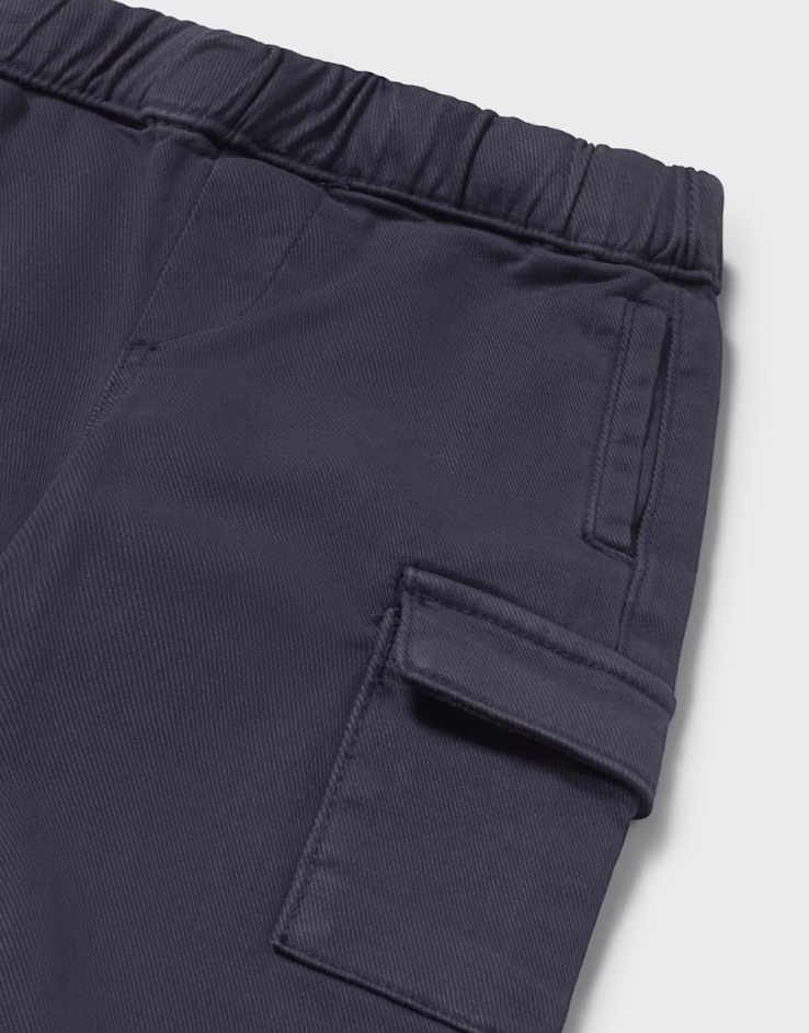 Baby Cargo Pants with Pockets - Navy