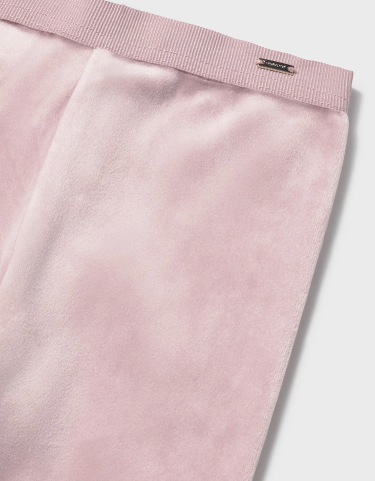 Baby Basic Velvet Leggings - Quartz