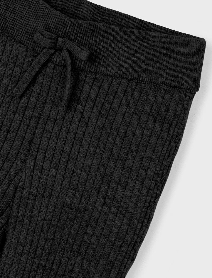 Black Knit Leggings