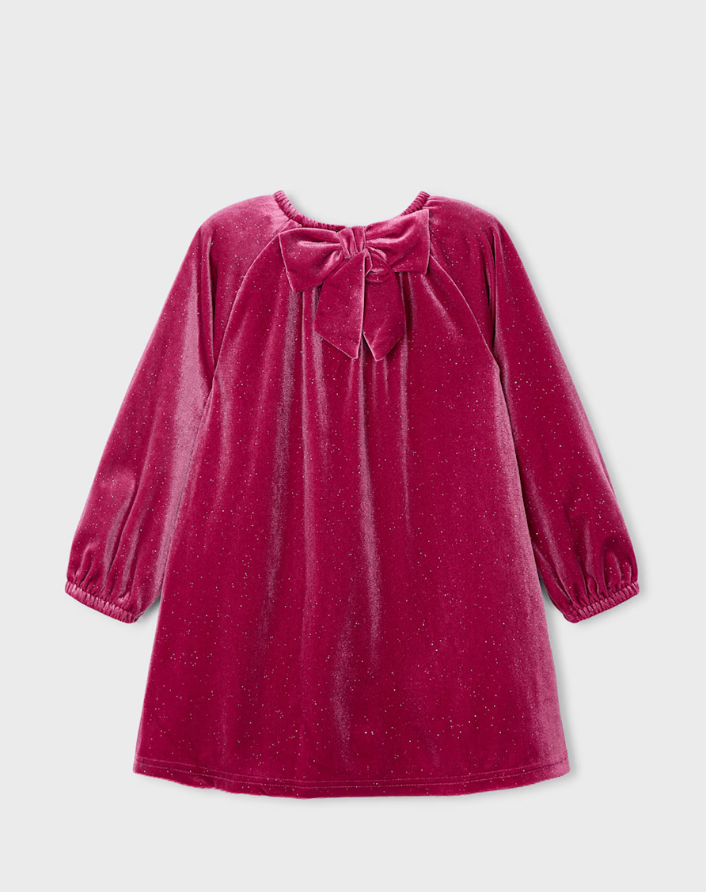 Cherry Velvet Dress
