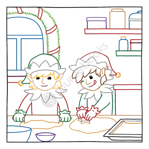 Magic Paper Coloring Book: Merry Christmas!