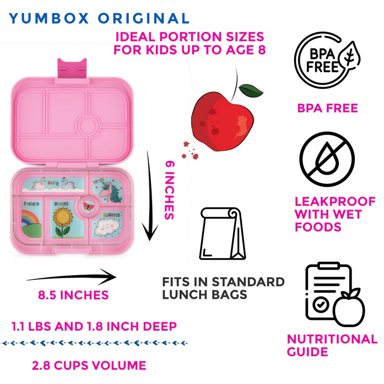 Yumbox Original - Bento - Power Pink