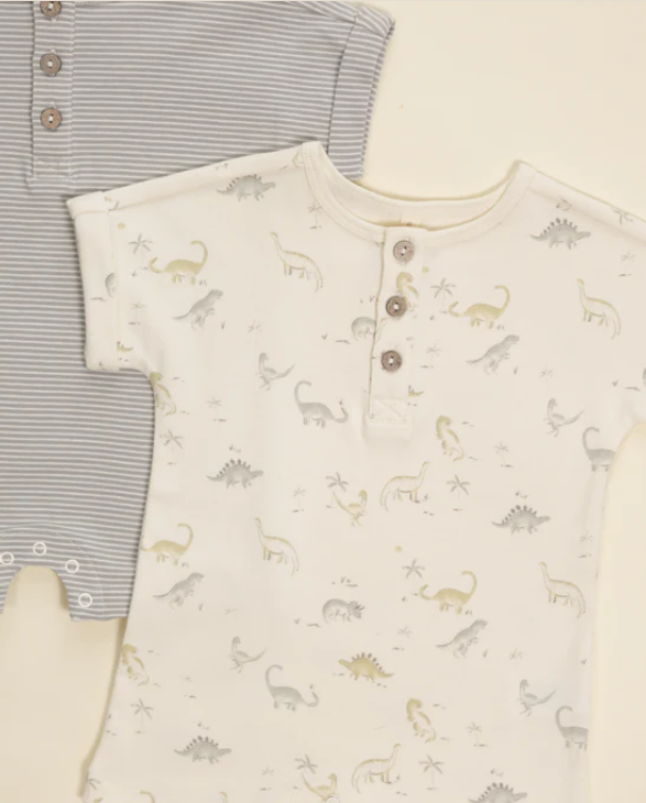 Short Sleeve One-Piece - Dinosaur