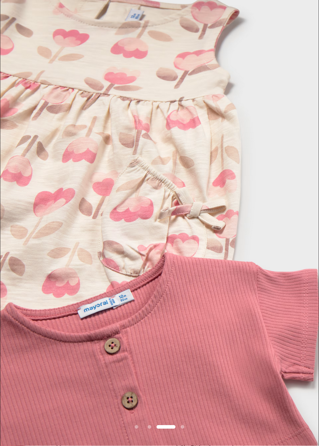 Baby Printed Dress with Shirt