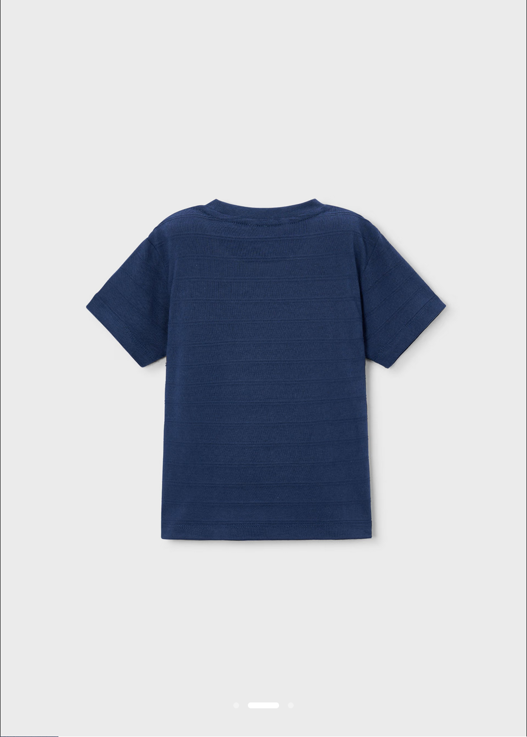 Navy Knit T-Shirt