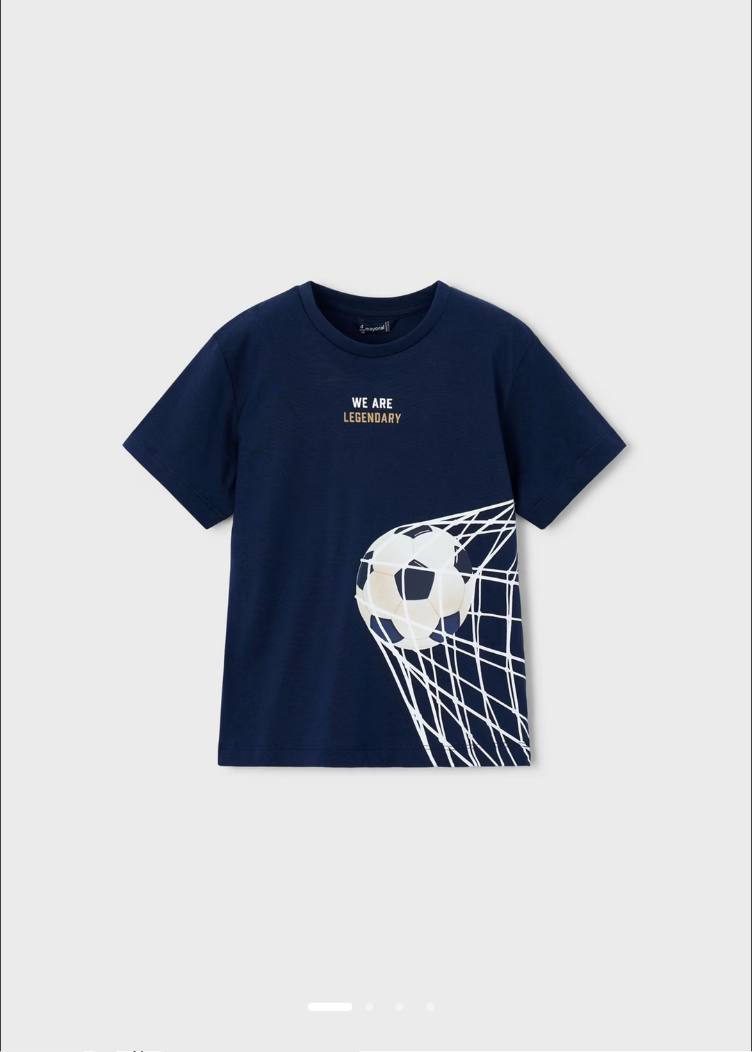 Navy Soccer T-Shirt