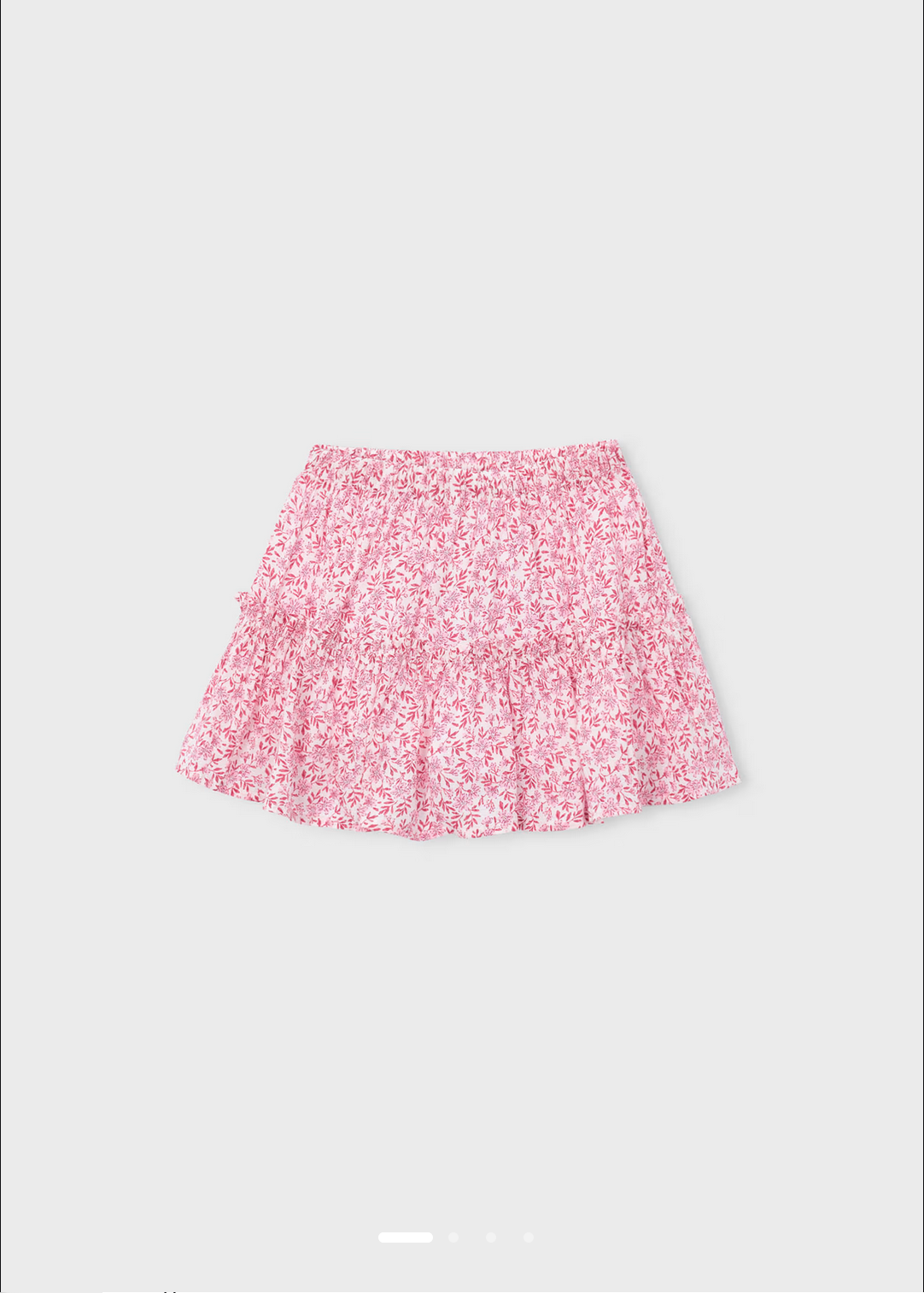 Printed Floral Skirt