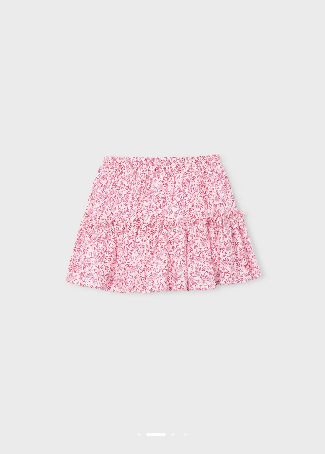 Printed Floral Skirt