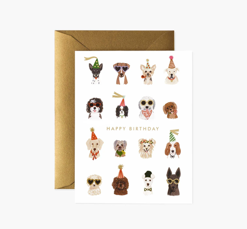 Party Pups Birthday Card