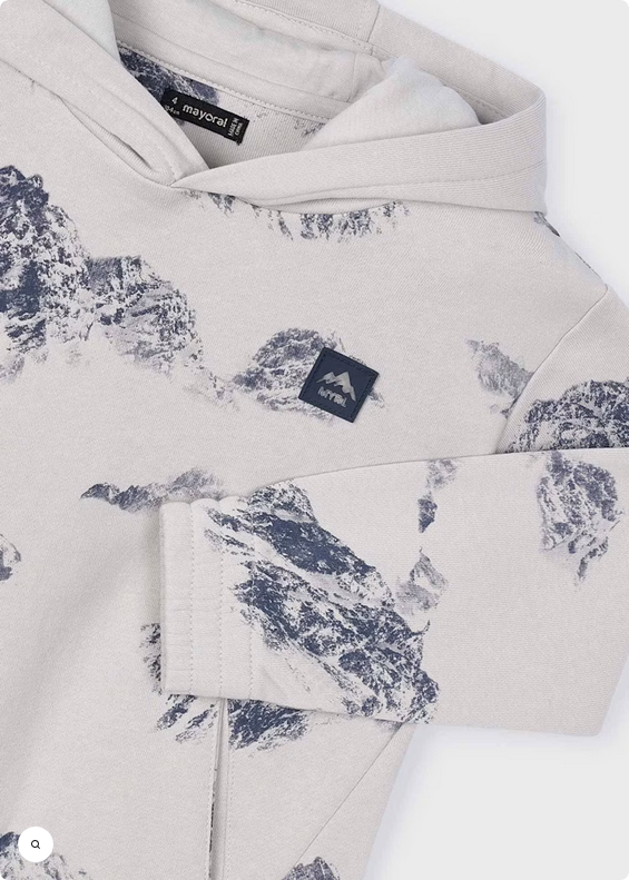 Print Pullover Hoodie