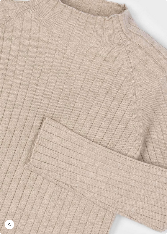 Mock Neck Knit Sweater