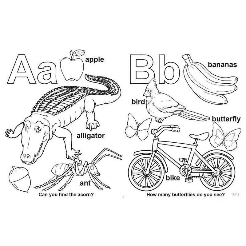 Learn my Letters & Numbers Colouring Book