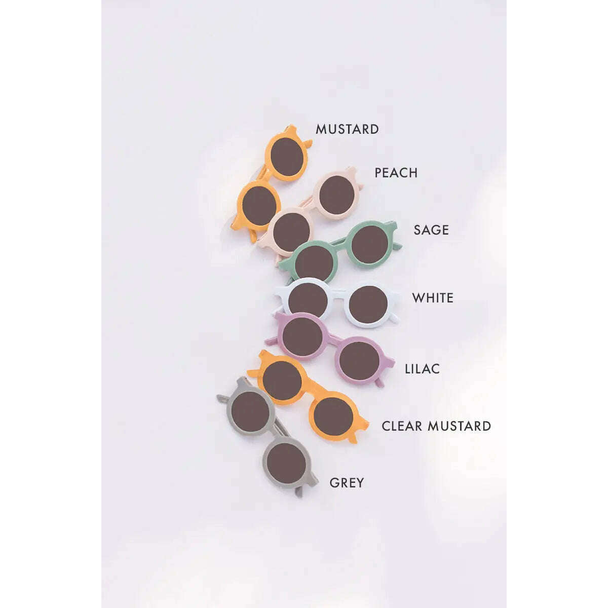 Kids Round Sunglasses grey