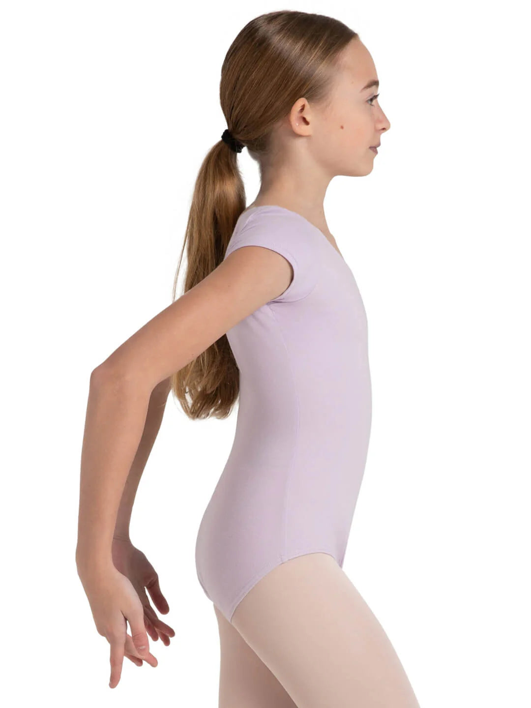 Short Sleeve Leotard - Lavender