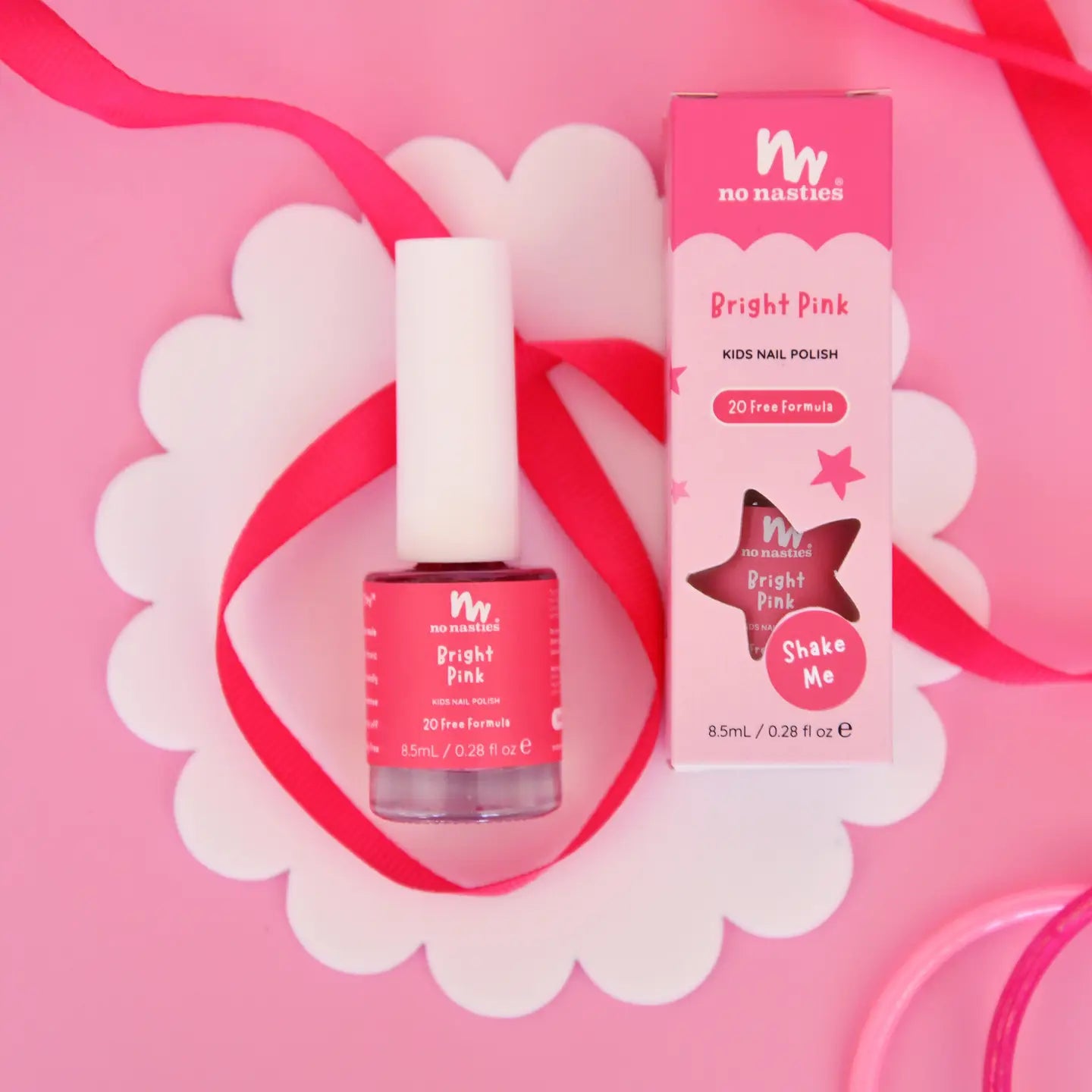 Water-Based Scratch off Nail Polish - Bright Pink
