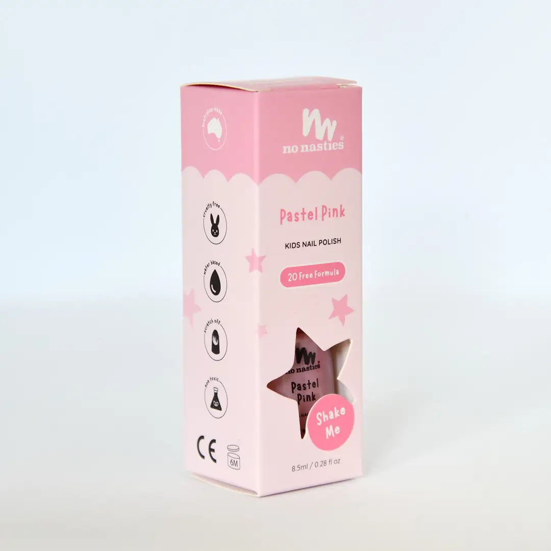 Water-Based Kids Nail Polish - Pastel Pink