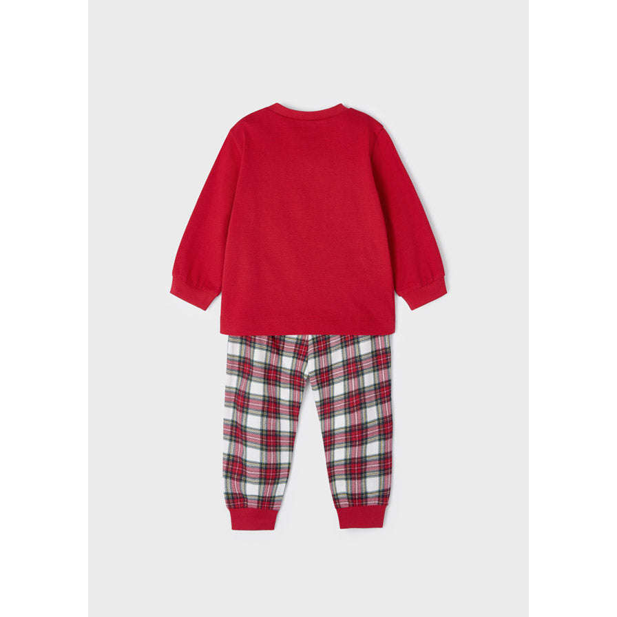 2 Piece Pajamas W/ Bag - Plaid - Size 6M