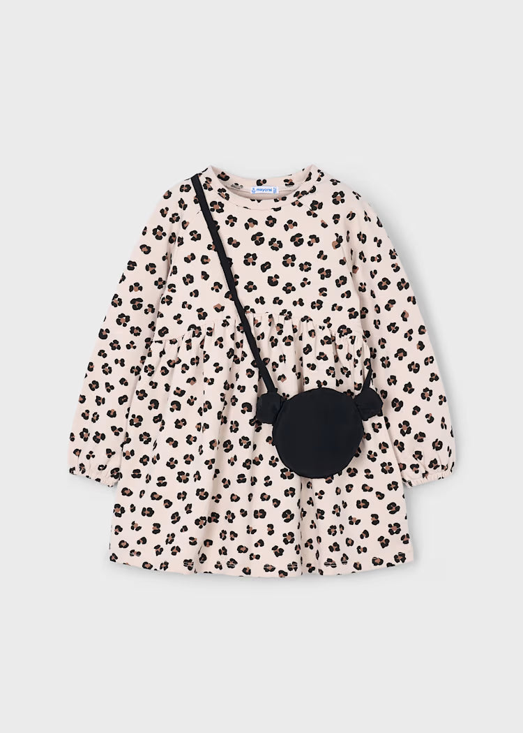 Fleece Dress w/ Purse