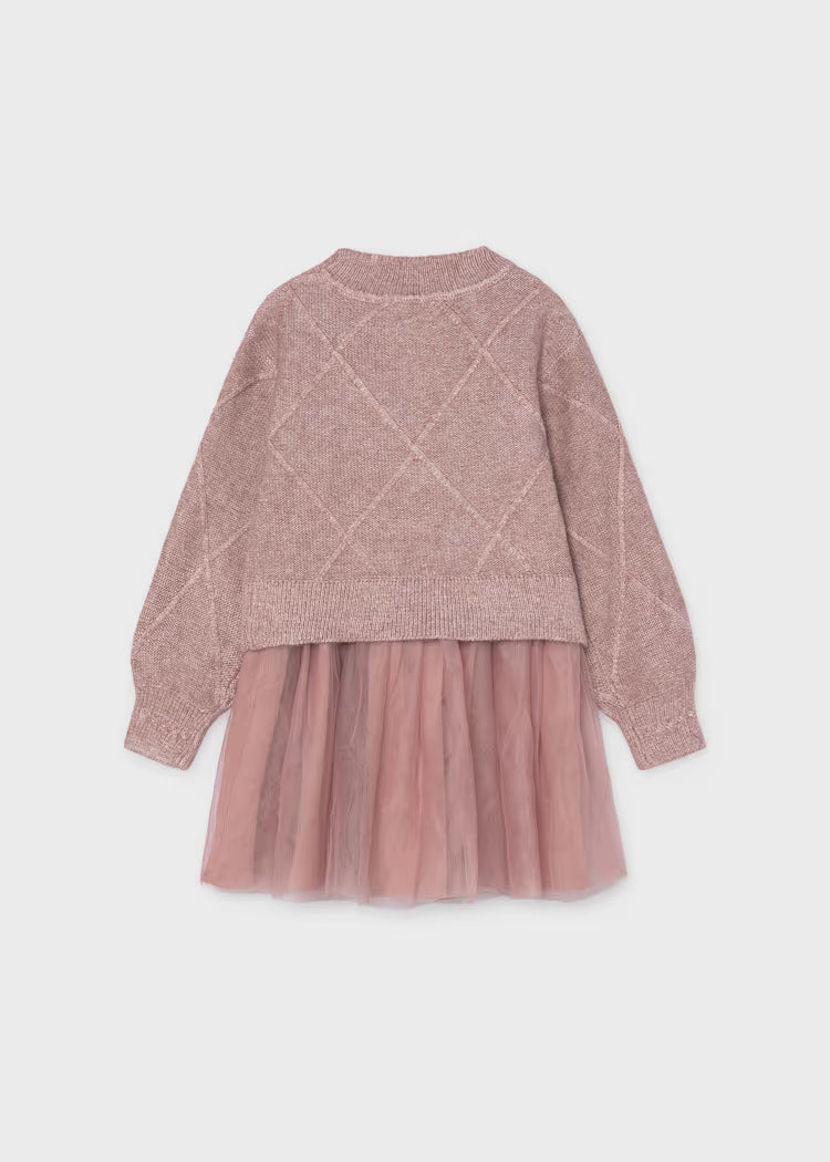 Knit Dress With Bows