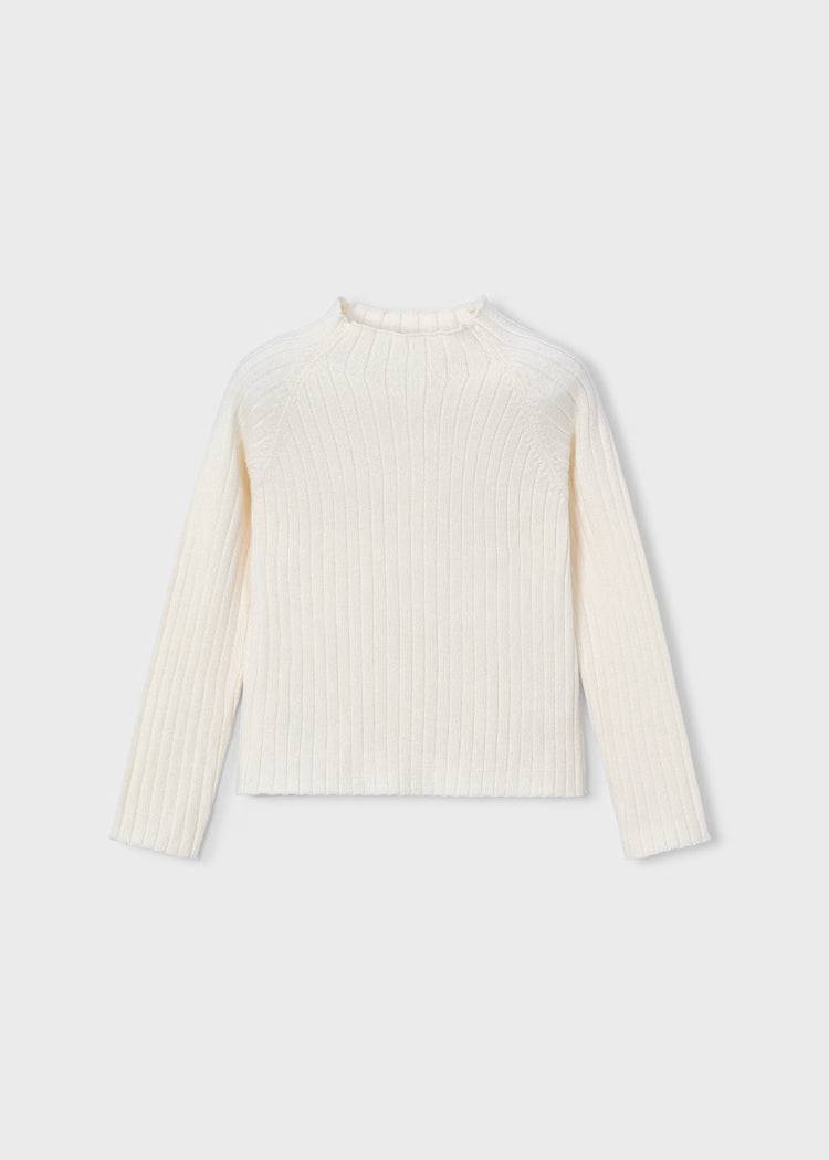Mock Neck Knit Sweater