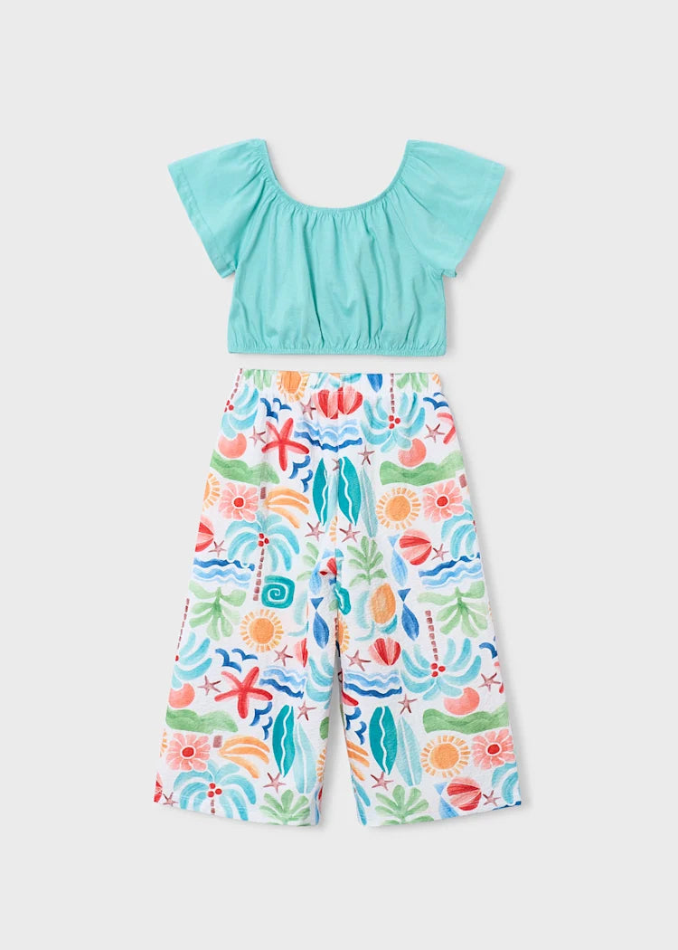 Beach Top & Pants Set