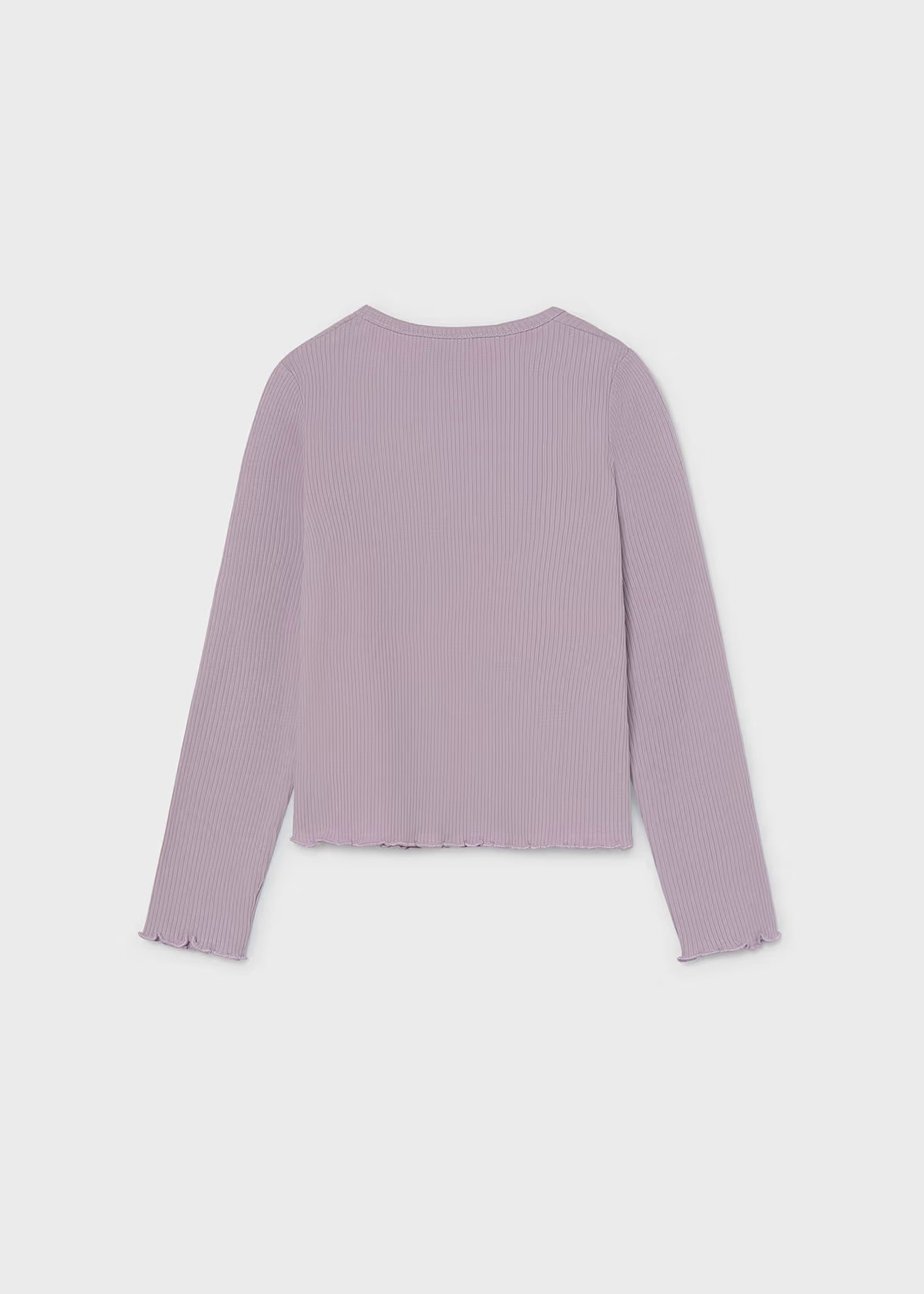 Ribbed T-Shirt With Opening