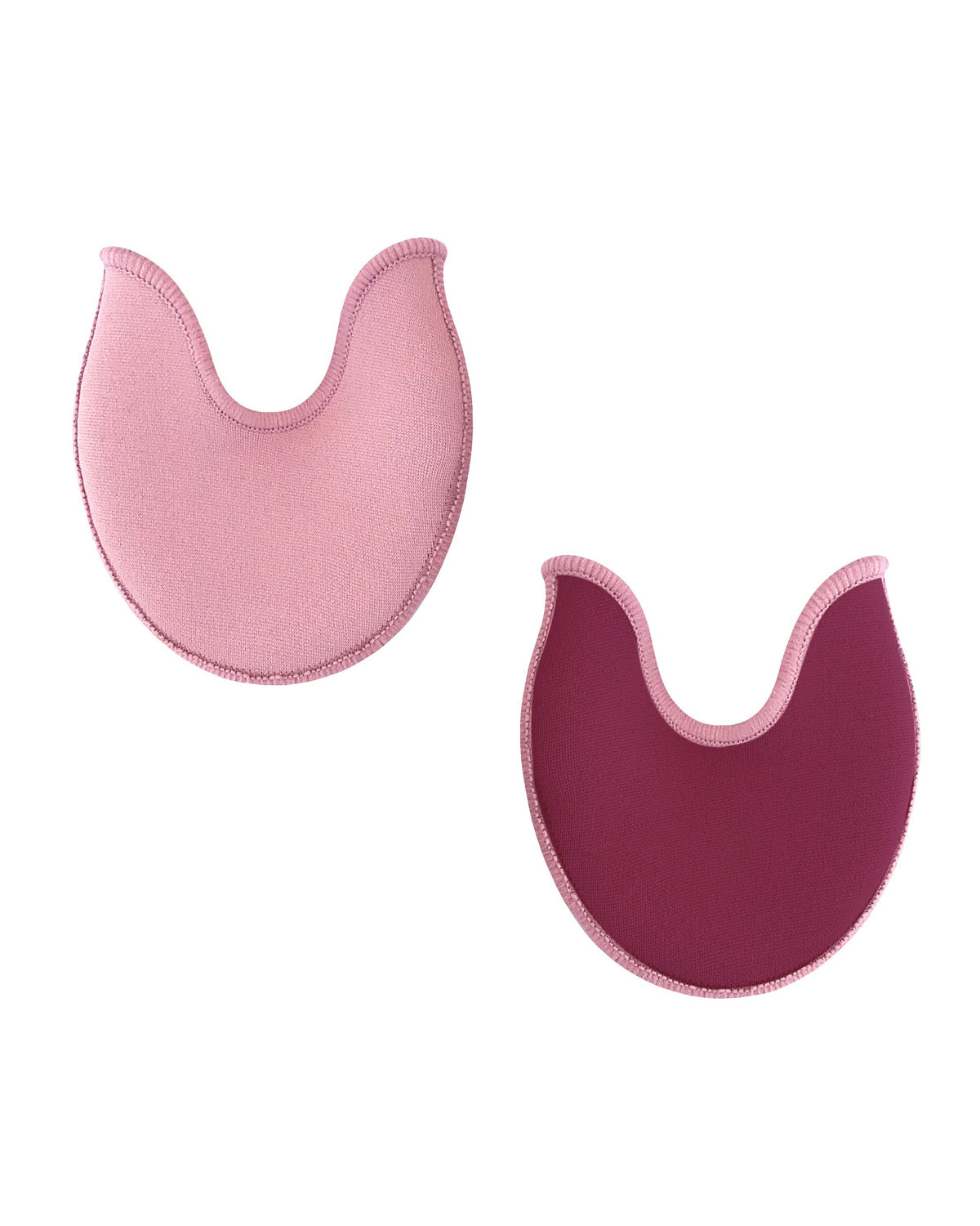 Reversible Two-Tone Toe Pads