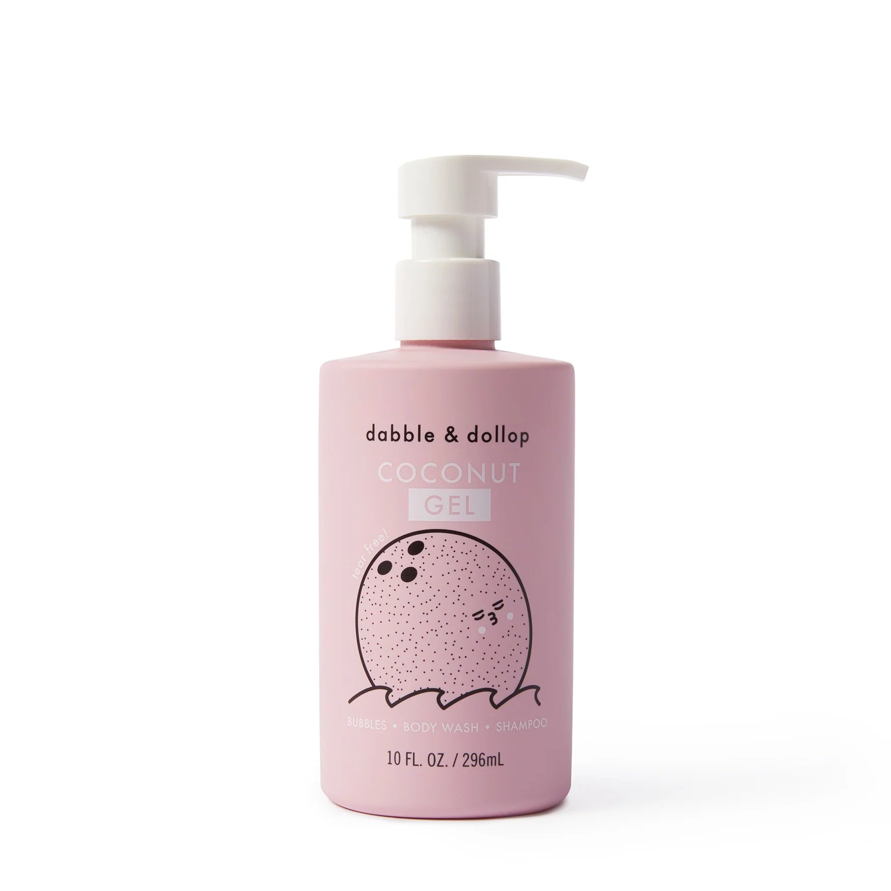 Tear Free Shampoo, Body Wash & Bubbles 3 in 1 - Coconut