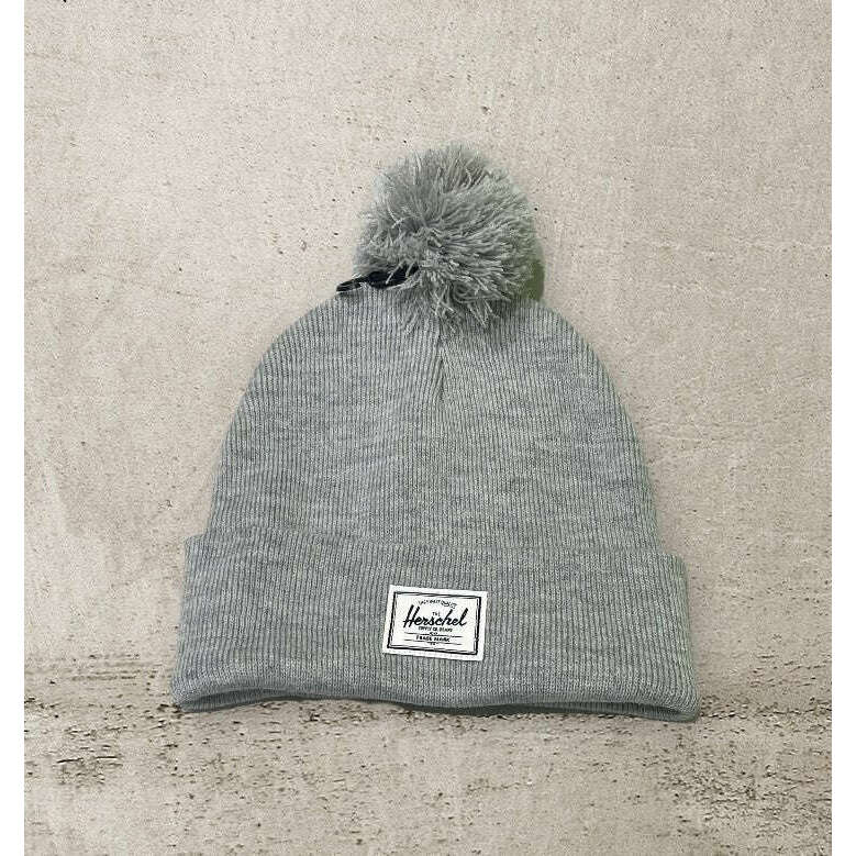 Elmer Adult Pom Toque- Heather Light Grey
