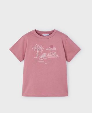 Embroidered Beach T-Shirt - Size 8