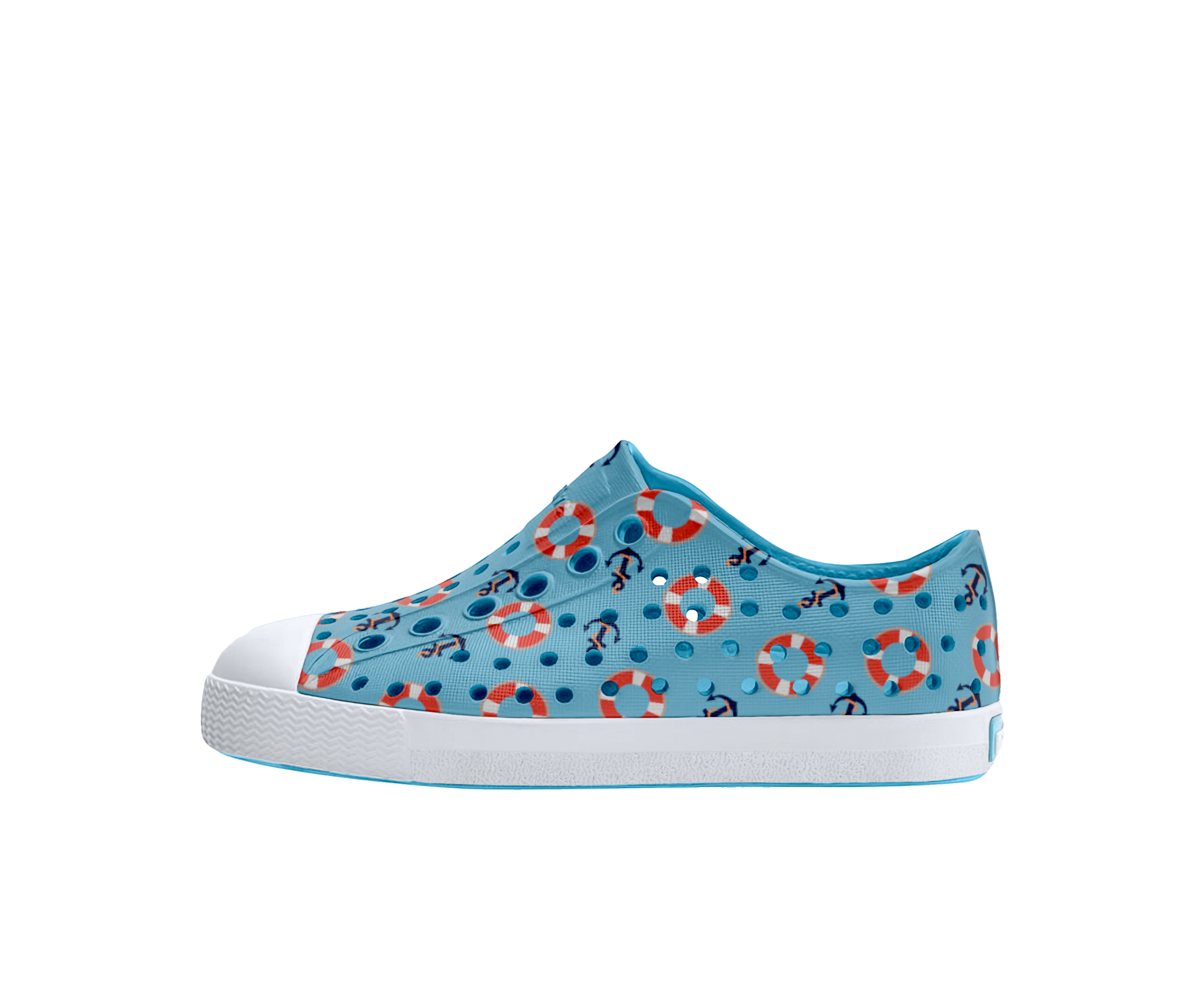 Jefferson - Aquarius Blue / Shell White / Anchors