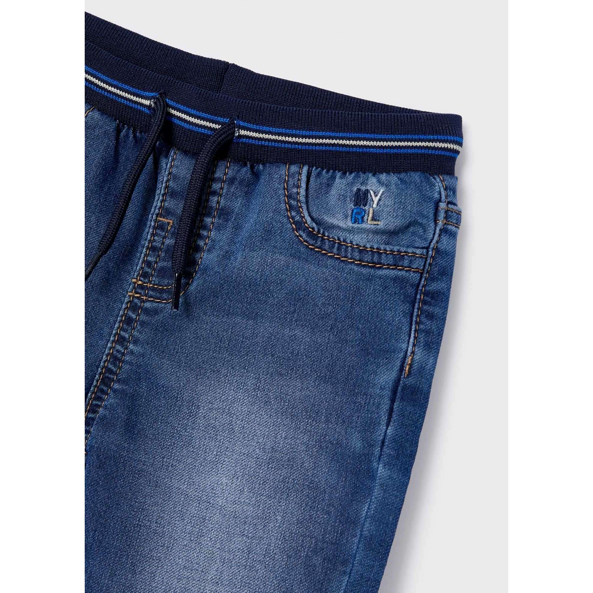 Soft Denim Joggers - Size 9M