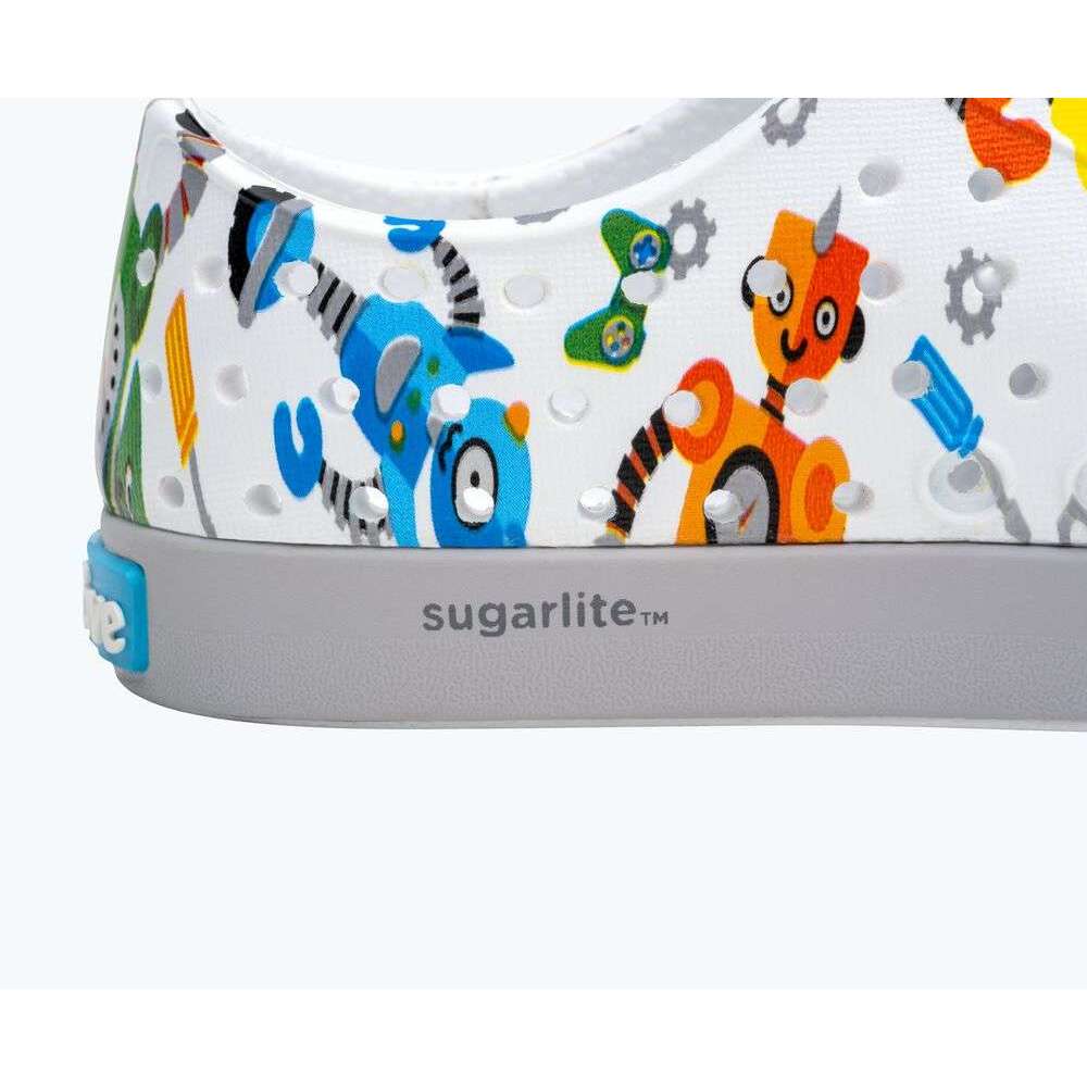 Jefferson - Sugarlite Print Mist Grey / Raincoat Robuddies - Size J2